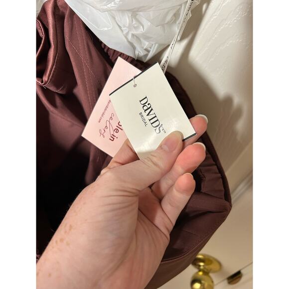 David's Bridal 22W Oleg Cassini A-Line Formal Dress - Picture 7 of 16